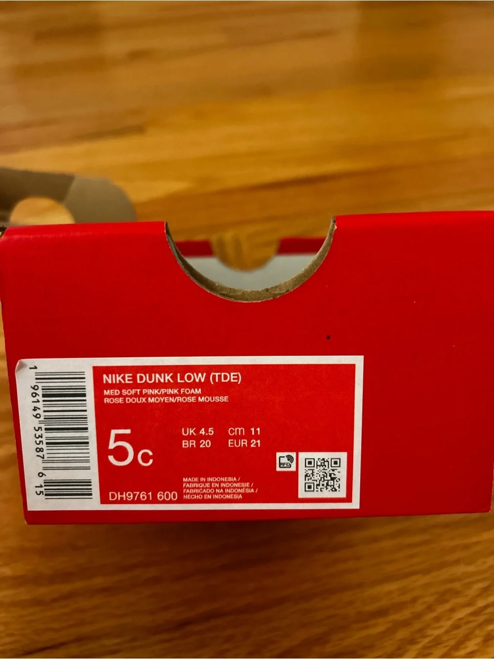 🆕 In Box! Nike Dunk Low (Toddler) - 5C